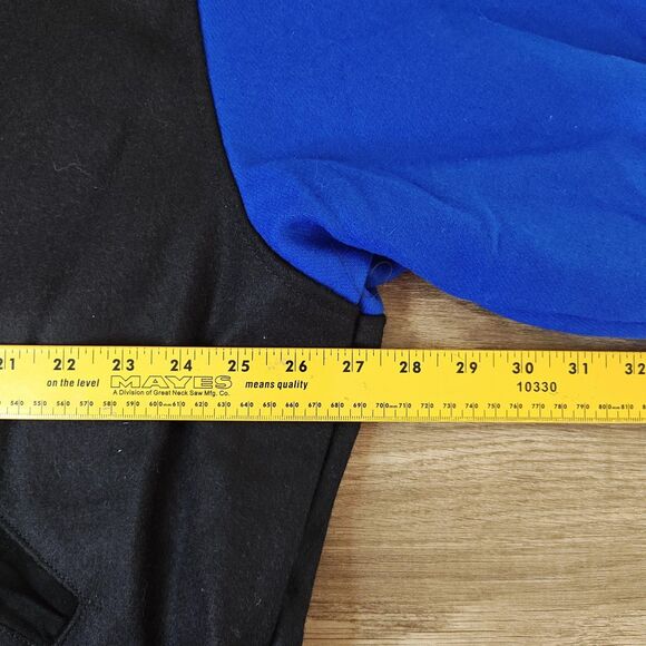 Rare VTG Space Jam Jacket Mens Large Black Blue Wool Warner Bros WB Movie 90s - Picture 11 of 16